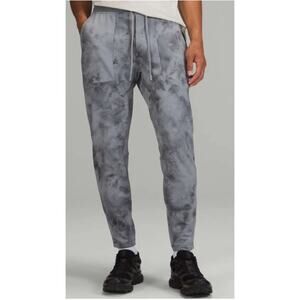 Lululemon Pants Mens Medium Textured Tech Joggers Athletic Gray Camo Activewear